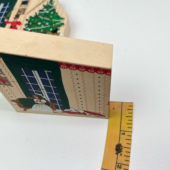 Vintage 1997 The Cat's Meow Nutcracker 3 Piece Wood Christmas Shelf Sitters - Picture 12 of 13